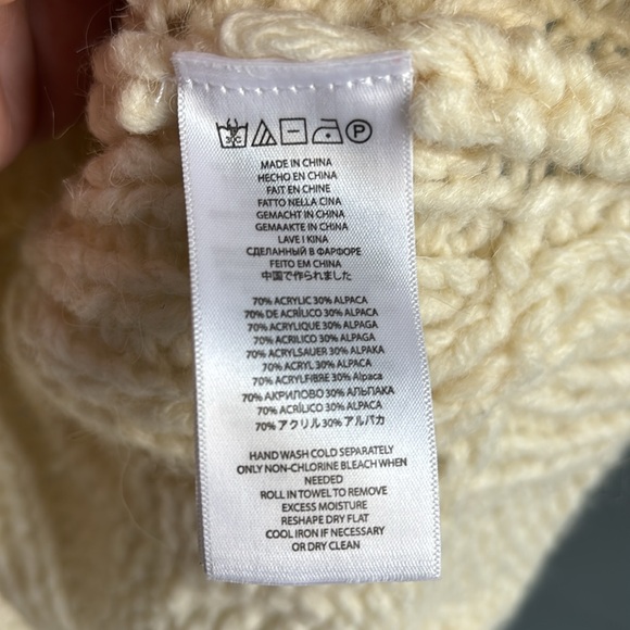 Michael by Michael Kors cream chunky knit cardigan - Picture 6 of 6